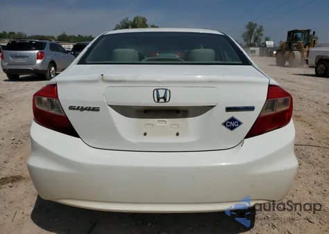 2012 Honda Civic Natural Gas z USA, uszkodzony, nr VIN 19XFB5F54CE003242